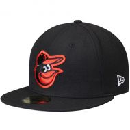 Men's Baltimore Orioles New Era Black Wool Standard 2 59FIFTY Fitted Hat
