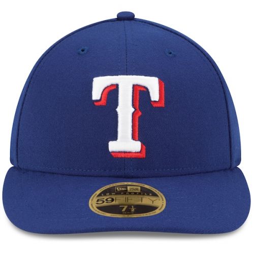  Men's Texas Rangers New Era Royal 2016 Postseason Side Patch Low Profile 59FIFTY Fitted Hat