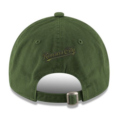  Men's Kansas City Royals New Era GreenCamo 2017 Memorial Day 9TWENTY Adjustable Hat