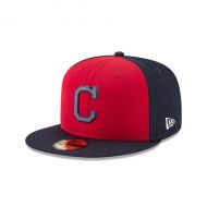Youth Cleveland Indians New Era Navy 2018 Prolight Batting Practice 59FIFTY Fitted Hat