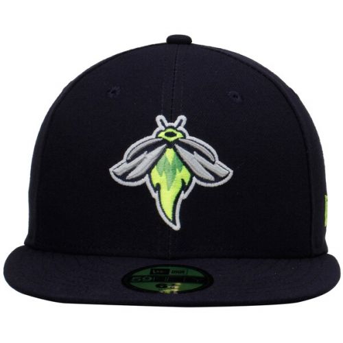  Men's Columbia Fireflies New Era Navy Home 2016 Authentic Collection On-Field 59FIFTY Fitted Hat