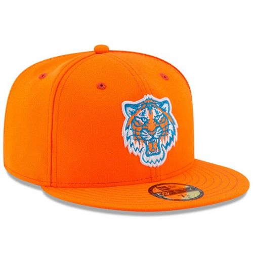  Men's Detroit Tigers New Era Orange 2017 Players Weekend 59FIFTY Fitted Hat