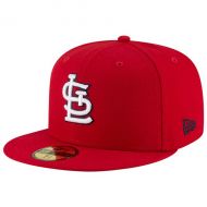 Men's St. Louis Cardinals New Era Red Team Superb 59FIFTY Fitted Hat