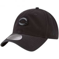 Men's Cincinnati Reds New Era Black Micro Matte 9TWENTY Adjustable Hat