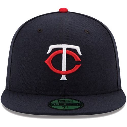  Men's Minnesota Twins New Era Navy Authentic 911 59FIFTY Fitted Hat