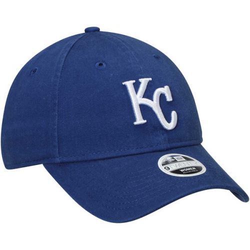  Women's Kansas City Royals New Era Royal Logo Core Classic Twill Team Color 9TWENTY Adjustable Hat