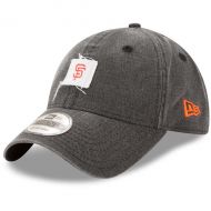 Men's San Francisco Giants New Era Black Stamped 9TWENTY Adjustable Hat