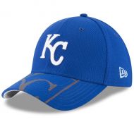 Men's Kansas City Royals New Era Royal Flow Flect Logo 39THIRTY Flex Hat