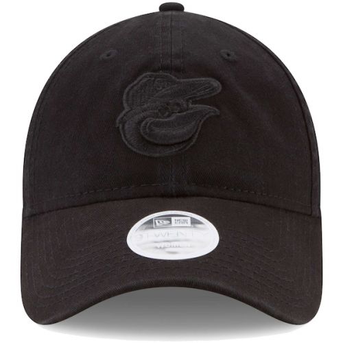  Women's Baltimore Orioles New Era Black Preferred Pick Tonal 9TWENTY Adjustable Hat