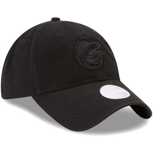  Women's Baltimore Orioles New Era Black Preferred Pick Tonal 9TWENTY Adjustable Hat