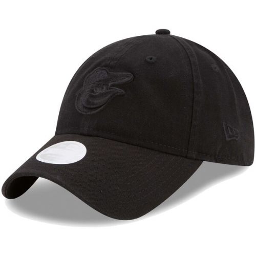  Women's Baltimore Orioles New Era Black Preferred Pick Tonal 9TWENTY Adjustable Hat