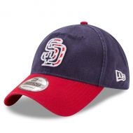 Men's San Diego Padres New Era NavyRed 2017 Stars & Stripes 9TWENTY Adjustable Hat