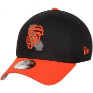Men's San Francisco Giants New Era BlackOrange State Flective 39THIRTY Flex Hat