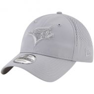 Men's Toronto Blue Jays New Era Gray Perforated Tone 9TWENTY Adjustable Hat
