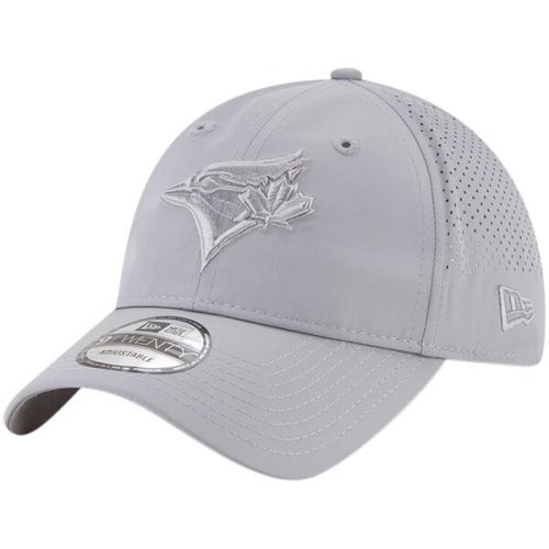  Men's Toronto Blue Jays New Era Gray Perforated Tone 9TWENTY Adjustable Hat