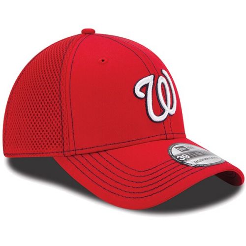  New Era Washington Nationals Red Neo 39THIRTY Stretch Fit Hat