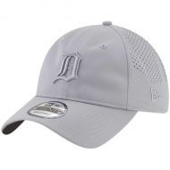 Men's Detroit Tigers New Era Gray Perforated Tone 9TWENTY Adjustable Hat
