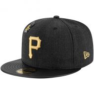 Men's Pittsburgh Pirates New Era Black Pin Collection 59FIFTY Fitted Hat