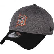 Men's Detroit Tigers New Era Heathered GrayBlack 39THIRTY Shadow Tech Color Pop Flex Hat