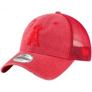 Men's Los Angeles Angels New Era Red Tonal Washed 9TWENTY Adjustable Hat