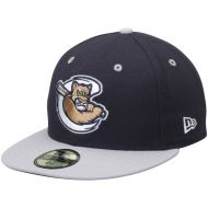 Men's Kane County Cougars New Era NavyGray Road Authentic Collection Low Profile 59FIFTY Fitted Hat