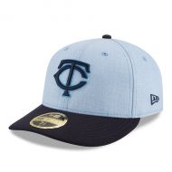 Mens Minnesota Twins New Era Light Blue 2018 Fathers Day On Field Low Profile 59FIFTY Fitted Hat