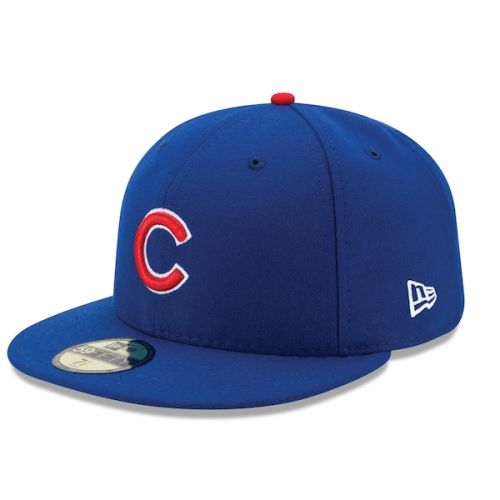  Mens Chicago Cubs New Era Royal 2016 World Series Champions Side Patch 59FIFTY Fitted Hat