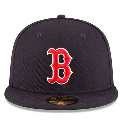  Mens Boston Red Sox New Era Navy 2004 World Series Wool 59FIFTY Fitted Hat