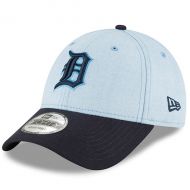 Mens Detroit Tigers New Era Light Blue 2018 Fathers Day 9FORTY Adjustable Hat