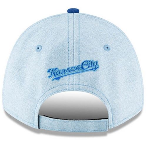  Mens Kansas City Royals New Era Light Blue 2018 Fathers Day 9FORTY Adjustable Hat