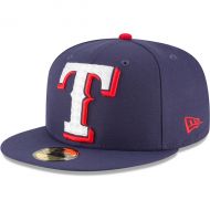 Mens Texas Rangers New Era Navy Patriotic Turn 59FIFTY Fitted Hat
