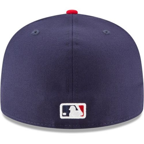  Mens Texas Rangers New Era Navy Patriotic Turn 59FIFTY Fitted Hat