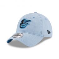Mens Baltimore Orioles New Era Light Blue 2018 Fathers Day 9TWENTY Adjustable Hat