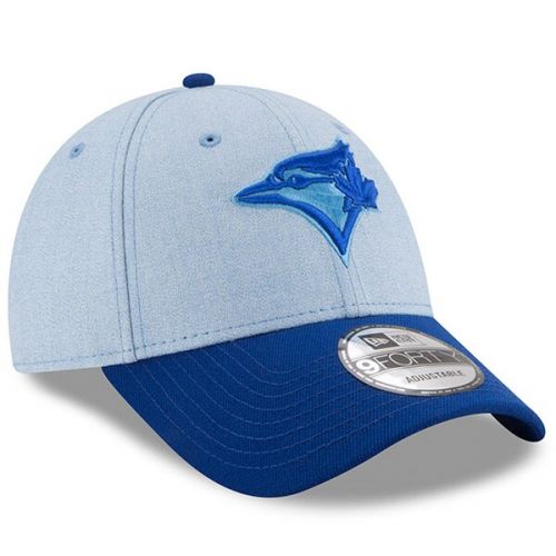  Mens Toronto Blue Jays New Era Light Blue 2018 Fathers Day 9FORTY Adjustable Hat