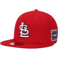 Mens St. Louis Cardinals New Era Red 2006 World Series Wool 59FIFTY Fitted Hat