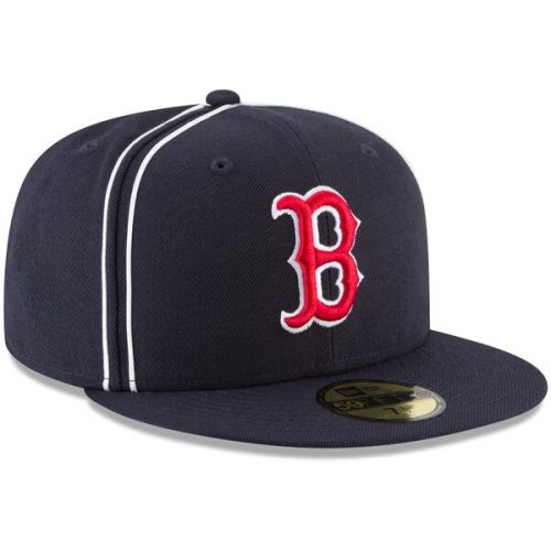  Mens Boston Red Sox New Era Navy Y2K Soutache 59FIFTY Fitted Hat