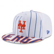 Mens New York Mets Noah Syndergaard New Era White Player Authentic Jersey V3 9FIFTY Snapback Adjustable Hat