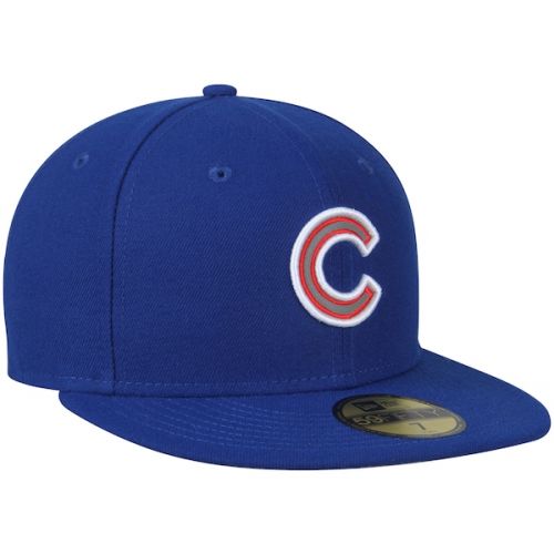  Mens Chicago Cubs New Era Royal Flected Team Fitted Hat