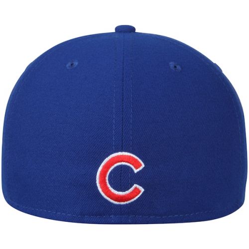  Mens Chicago Cubs New Era Royal Flected Team Fitted Hat