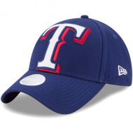 Womens Texas Rangers New Era Royal Glitter Glam Team 9FORTY Adjustable Hat