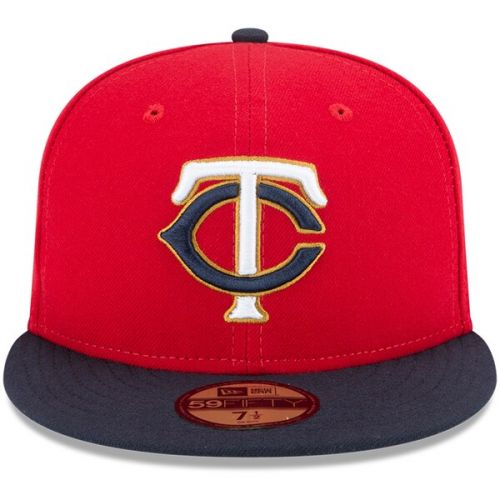  Youth Minnesota Twins New Era Red/Navy Authentic Collection On-Field Alternate 2 59FIFTY Fitted Hat