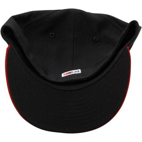  Mens Modesto Nuts New Era Black/Red Authentic 59FIFTY Fitted Hat
