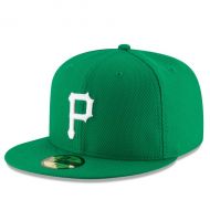 Mens Pittsburgh Pirates New Era Green St. Patricks Day Diamond Era 59FIFTY Fitted Hat