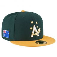 Mens Australia Baseball New Era Green/Yellow 2017 World Baseball Classic 59FIFTY Fitted Hat