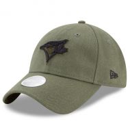 Womens Toronto Blue Jays New Era Olive Preferred Pick 9TWENTY Adjustable Hat