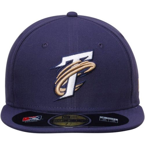  Mens Tri-City Dust Devils New Era Navy Authentic 59FIFTY Fitted Hat