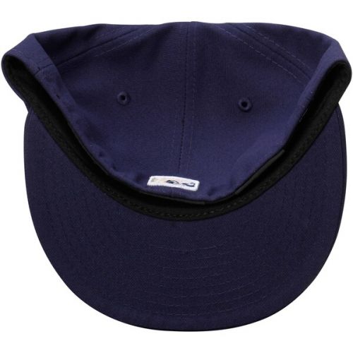  Mens Tri-City Dust Devils New Era Navy Authentic 59FIFTY Fitted Hat
