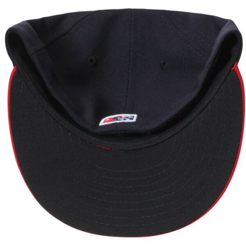  Mens Louisville Bats New Era Navy/Red Authentic Collection 59FIFTY Fitted Hat