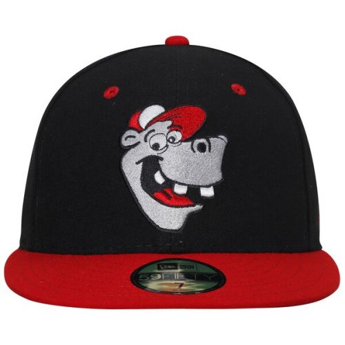  Mens Jackson Generals New Era Black/Red Theme Authentic Collection On-Field 59FIFTY Fitted Hat