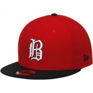 Mens Birmingham Barons New Era Red/Black Authentic 59FIFTY Fitted Hat